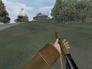 un carro combatte a est di Provins.jpg