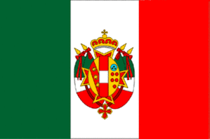1848 bandiera stati bandiere governo ereticamente guerra provvisorio drapeau unitari diverse flag tuscany italie sicilie regno delle indipendenza