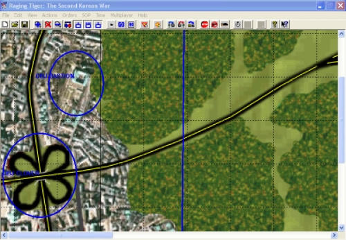 Gli obiettivi segnati sulla mappa