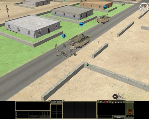 Urgono rinforzi! Le animazioni delle truppe che salgono e scendono dai veicoli sono buone.