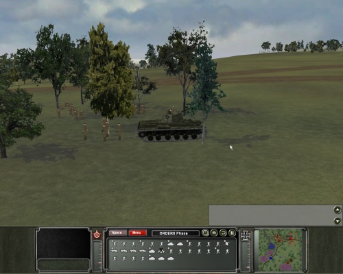 Fanteria sovietica con supporto pesante di un KV1. Come potete ben vedere da questo screenshot, per la fanteria qualche sforzo in più potevano farlo…